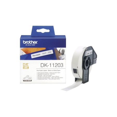 Brother DK-11203 Etiketter til filmapper 17 x 87 mm 300etikette(r)
